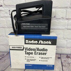 Vintage Radio Shack High Powered Video/Audio Tape Eraser Entertain 44-233A